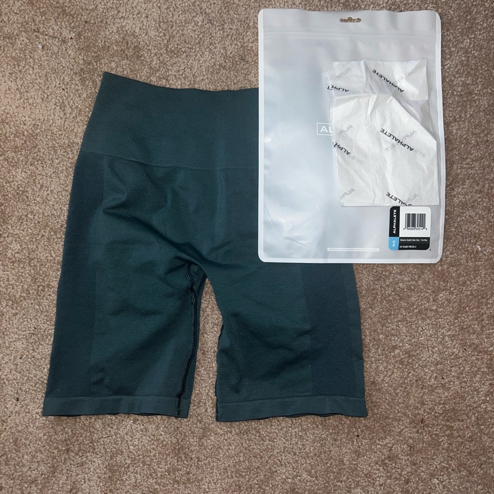 Alphalete pier blue biker shorts!!